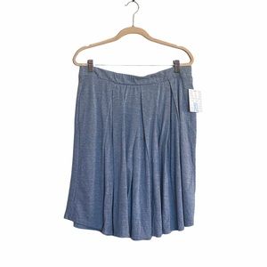 LuLaRoe MADISON Skirt Pockets Blue N…